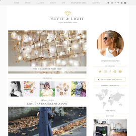 WordPress Theme: Style & Light