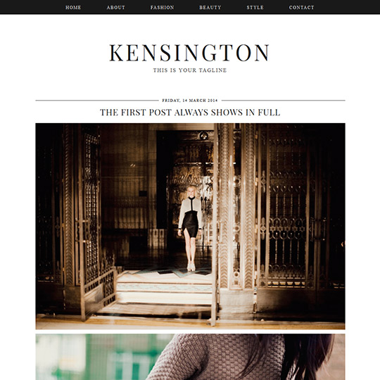 Blogger Template: Kensington