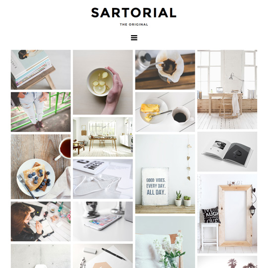 Blogger Template: Sartorial