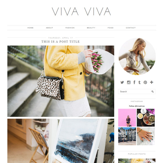 Blogger Template: Viva Viva