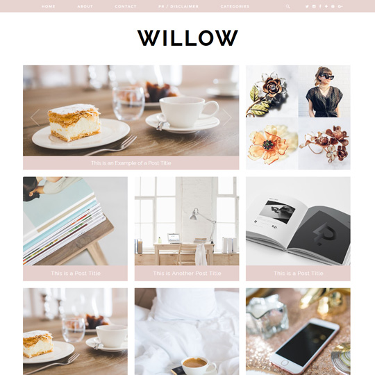 Blogger Template: Willow