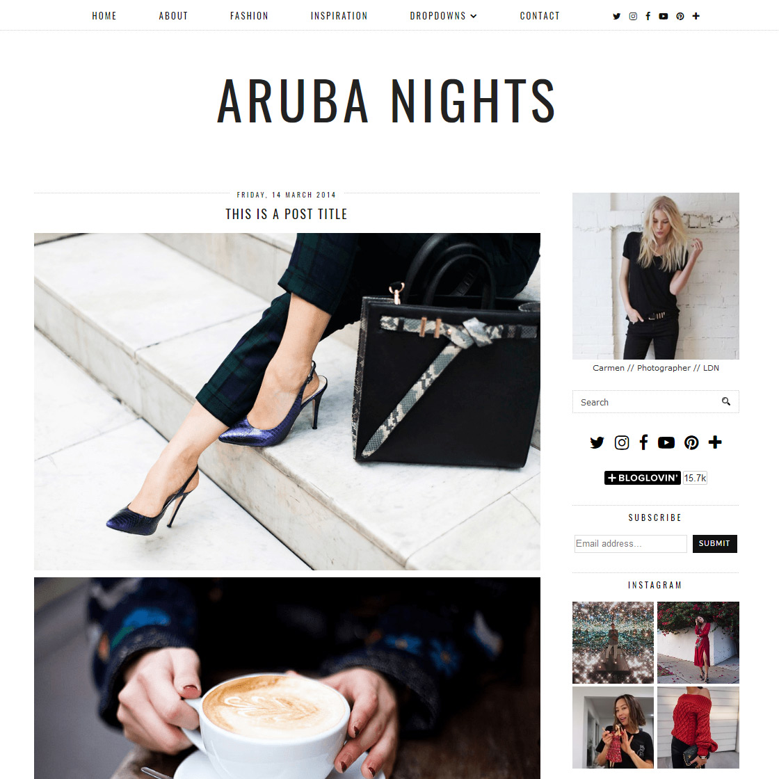 Minimal Blogger Template