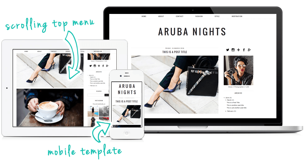 Mobile Blogger Template