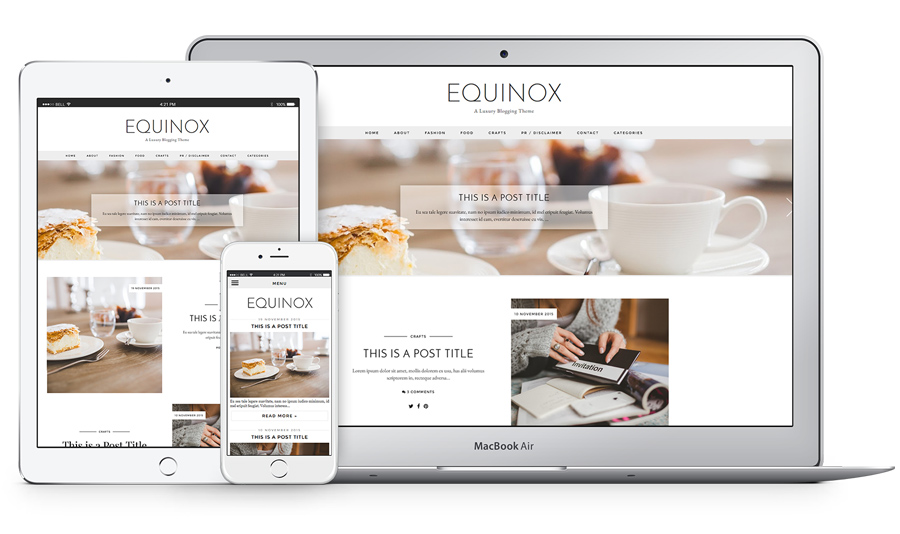 minimal blogger template