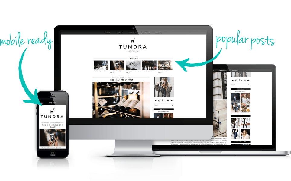 Monochrome Blogger templates