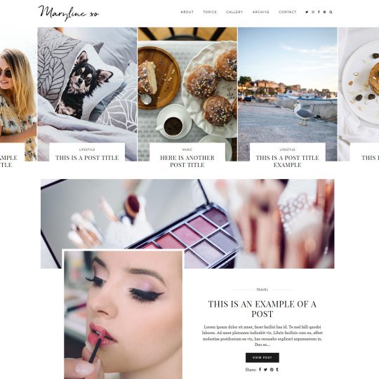 WordPress Theme: Maryline