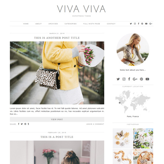 WordPress Theme: Viva Viva