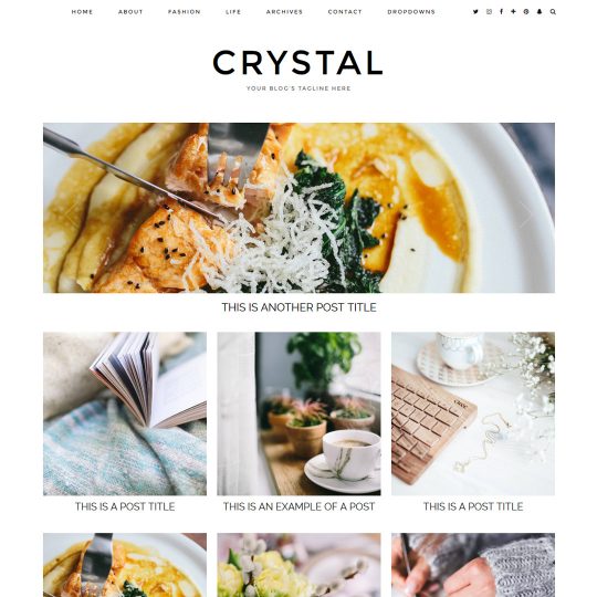 WordPress Theme: Crystal