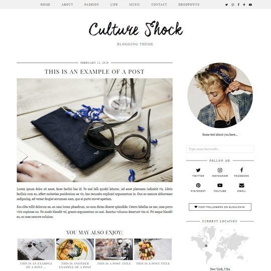 WordPress Theme: Culture Shock