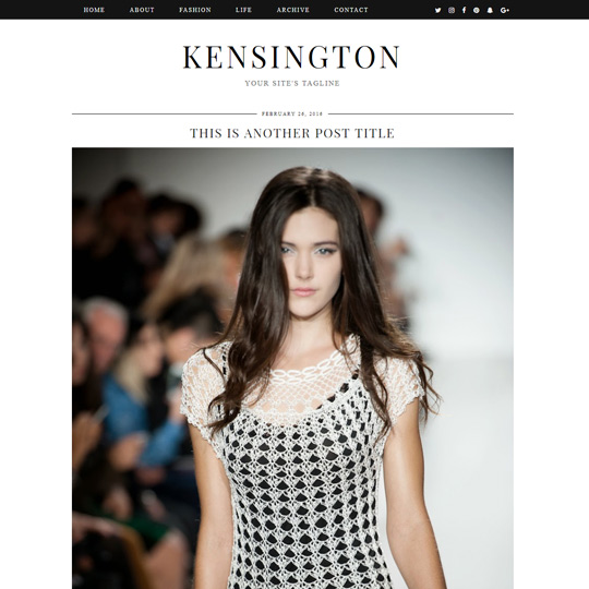WordPress Theme: Kensington