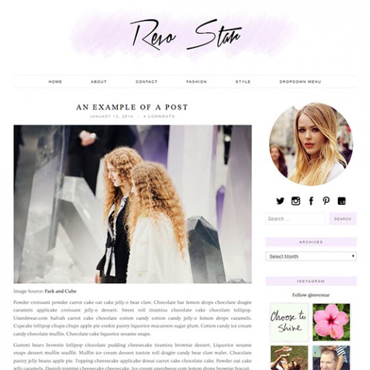 WordPress Theme: Revo Star