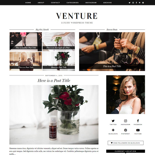 WordPress Theme: Venture